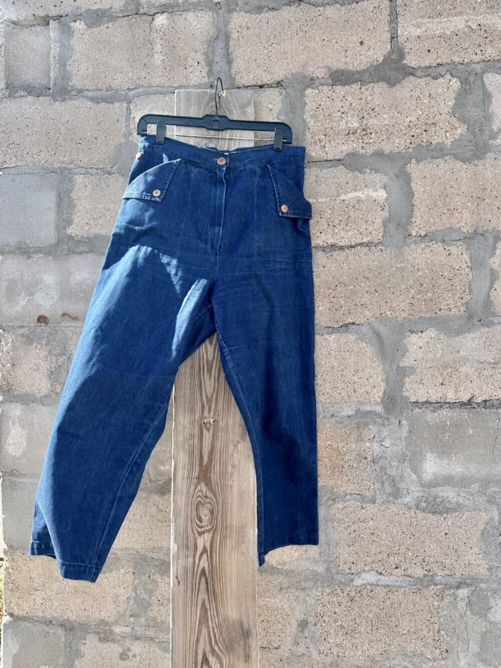 Ilana Kohn Huxie high waisted indigo jean 12 - Picture 2 of 5